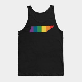 Tennessee State Rainbow Tank Top